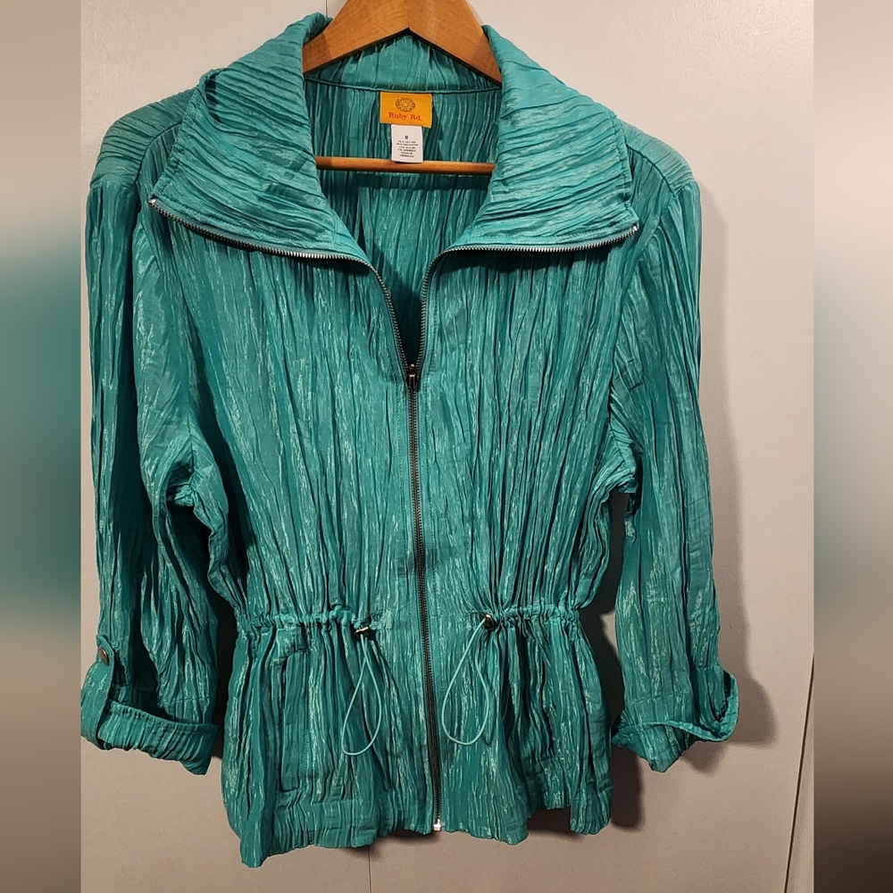 Shimmering green blouse